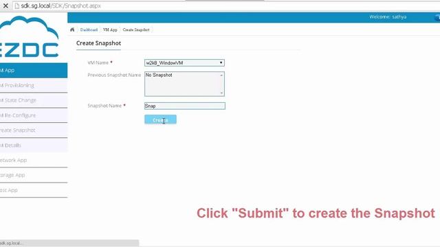 vSphere SDK - Custom Application Portal - Creating Snapshots смотреть онлайн