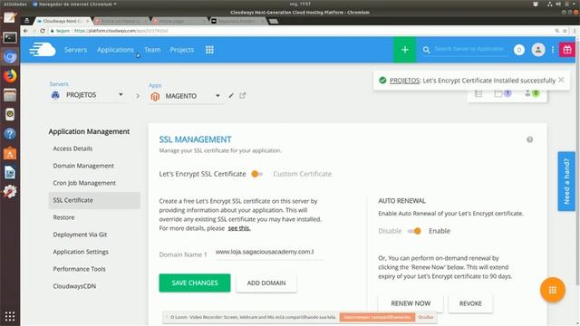 Instalação e Configuração da Chave SSL no Magento 1.x смотреть онлайн