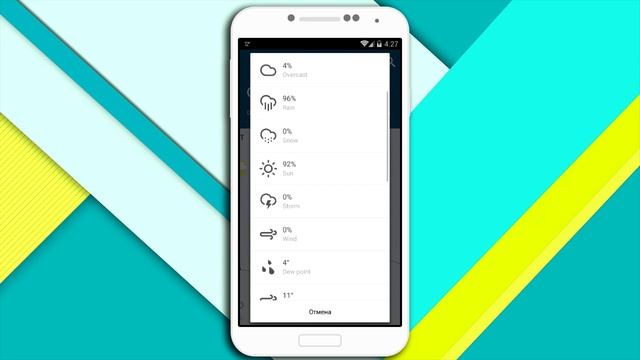 Weatherlove - приятное приложение погоды для Android смотреть онлайн