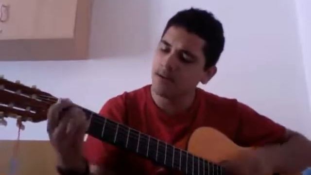 Jesse playing Halo on Snežana's Guitar :D смотреть онлайн