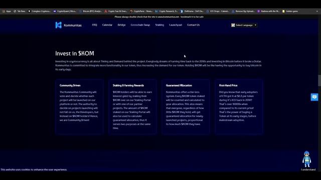 #191 KOMMUNITAS LAUNCHPAD | PLATFORM PROJECT TANPA TIER DAN MODAL KECIL | CRYPTO REVIEW INDO | $KOM смотреть онлайн