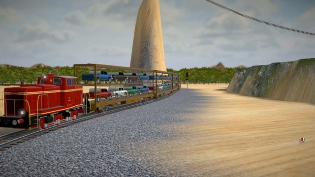 Train and Friends Playing with Big and Small Cargo II One Toys series 43 смотреть онлайн