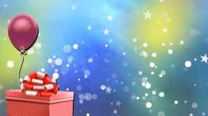 ФУТАЖ С ДНЁМ РОЖДЕНИЯ фон