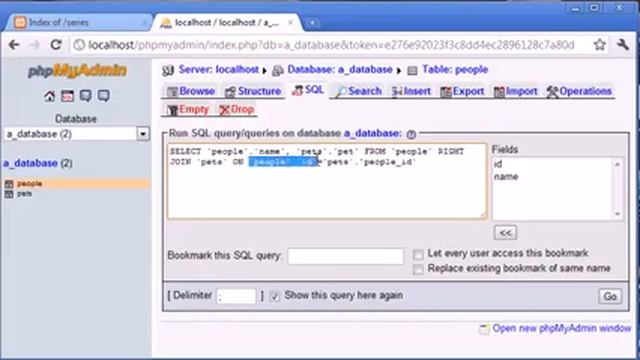 Beginner PHP Tutorial 128 RIGHT JOIN смотреть онлайн