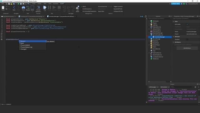 PERSISTENT INVENTORY SYSTEM in Roblox Studio - Lua смотреть онлайн