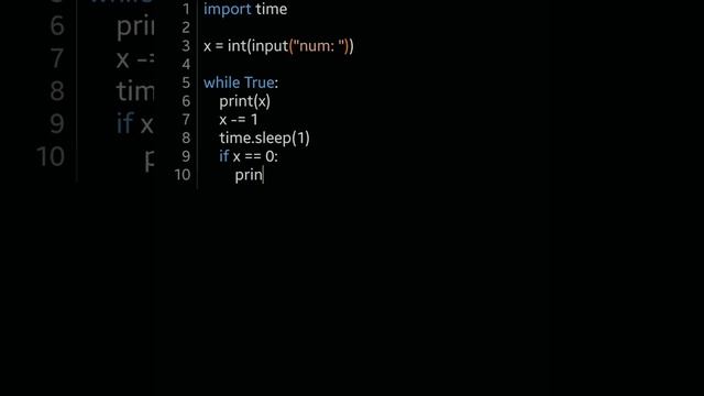 Python Countdown Timer смотреть онлайн