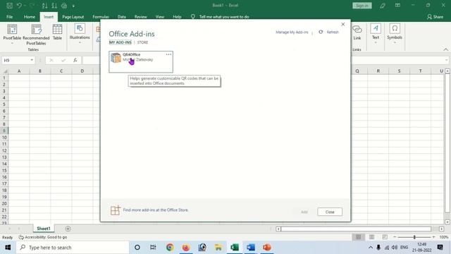 Ms Excel me QR code Generate/insert करना सीखें смотреть онлайн