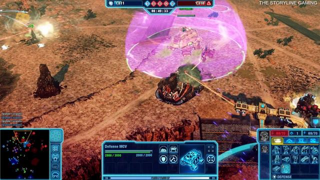 Command & Conquer 4: Tiberian Twilight - 3v5 Skirmish BRUTAL - Sea Breeze - Gameplay PC смотреть онлайн