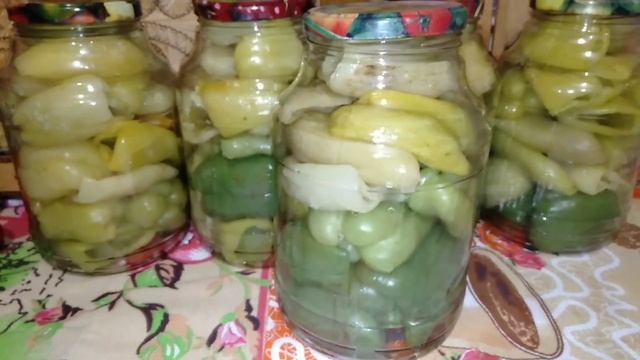 Перец для фаршировки на зиму. Эконом вариант. смотреть онлайн