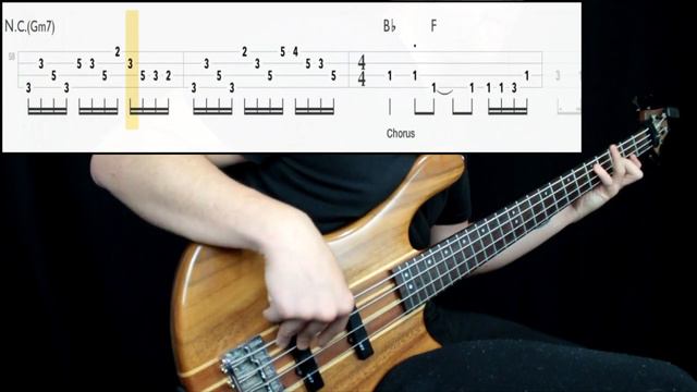Living Colour - Cult Of Personality (Bass Only) (Play Along Tabs In Video)