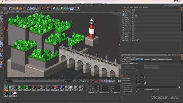 Cinema 4D для новичков - Анимация и рендер | Урок 7 смотреть онлайн