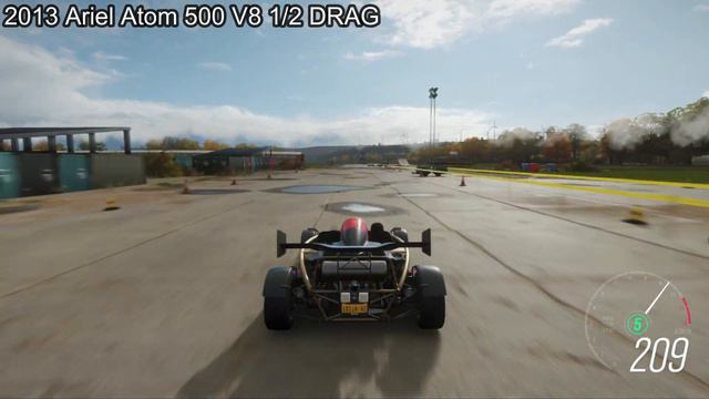 Battle! 'Bac Mono vs 'Ariel Atom V8 | Forza Horizon 4 - Top Speed and Acceleration Challenge смотреть онлайн