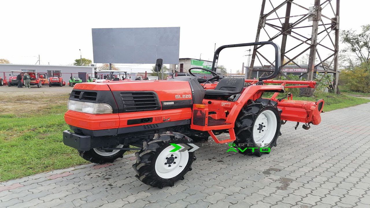 Kubota GL-220 японский минитрактор за 890 000 руб. купить в Красноярске бу трактор с документами смотреть онлайн