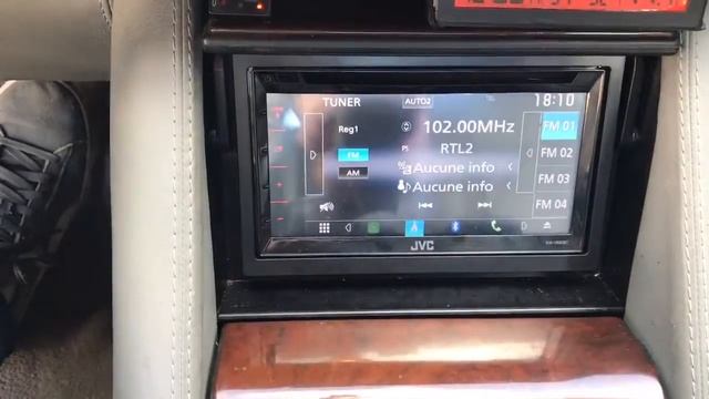 Caméra de recul Safrane 2.5 20v. Autoradio JVC смотреть онлайн
