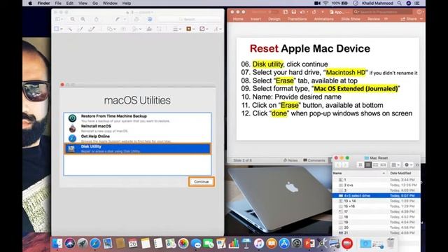 Apple Mac, forgot password, reset admin password, reset factory, switch user смотреть онлайн