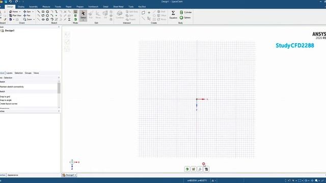 SpaceClaim change sketch dimension смотреть онлайн