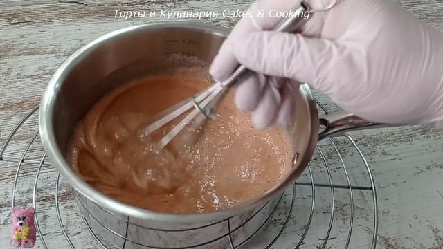 МЕГА-КЛУБНИЧНЫЙ крем с белым шоколадом на желтках! БЕЗ сливок , желатина и крахмала! смотреть онлайн