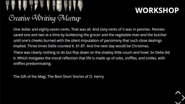 Creative Writing Poetry and Artistic Writing Sept 2019 смотреть онлайн