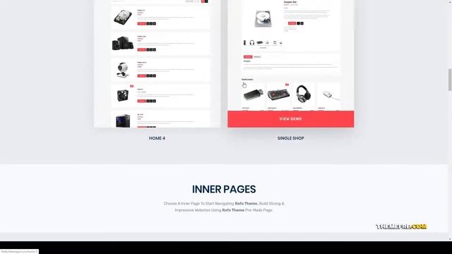 Rafo - Digital Agency WordPress Theme ecommerce shop Build Website смотреть онлайн