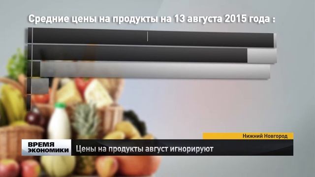 Продукты дешевеют в августе в Нижегородской области смотреть онлайн