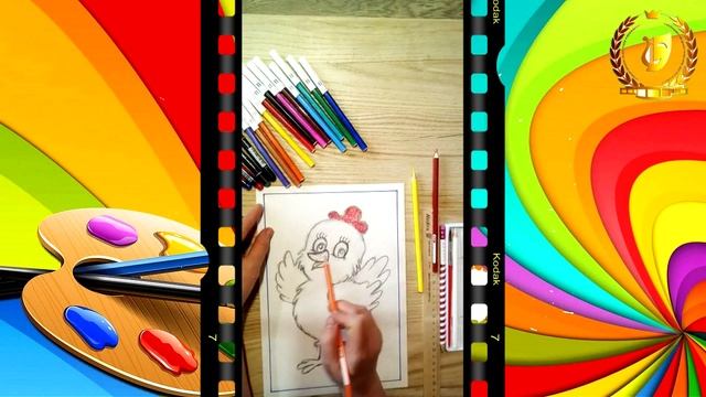 Рисуем циплёнка. Творческая мастерская Инны Скрипцовой смотреть онлайн