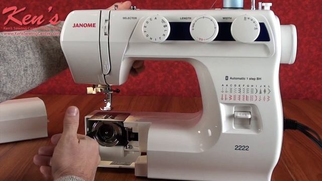 Janome 2222 Sewing Machine Demonstration by Ken's Sewing Center in Muscle Shoals, AL смотреть онлайн