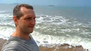 о.Хайнань. г.Санья. Пляж Отеля Yin Yun Seaview Hotel 4*,июль 2019г.