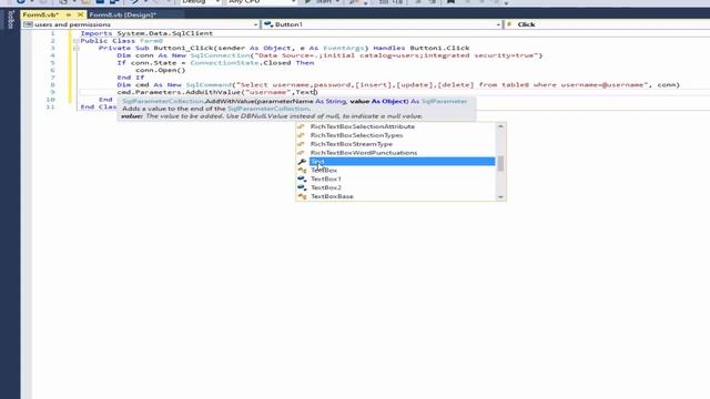 VB.net: Load data from sql database and fix error Conversion from type DBNull is not valid смотреть онлайн