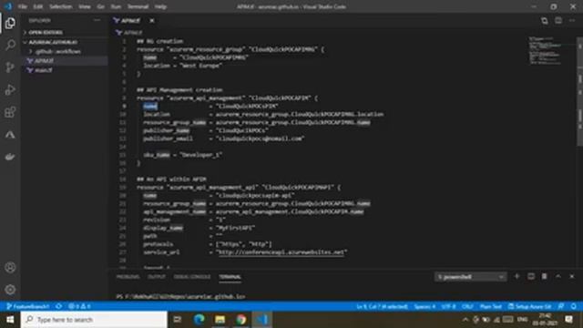 Terraform to create Azure API Management | GitHub Actions смотреть онлайн