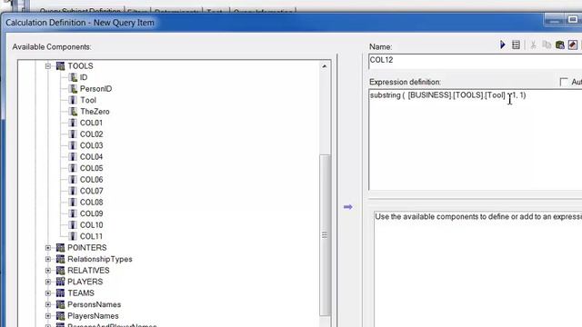 COGNOS LESSON 57 - Substring Function смотреть онлайн