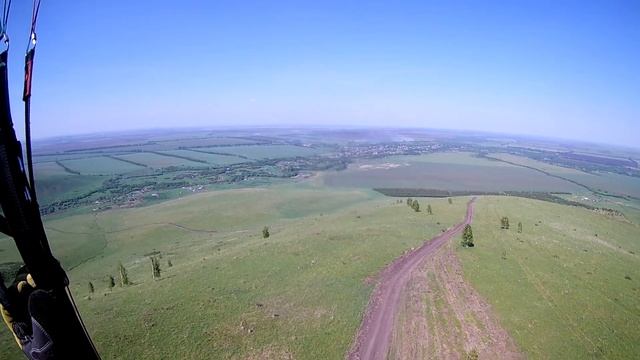 Полёт с горы Толстуха в Солоновке смотреть онлайн