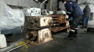 Разборка станка 1К62.