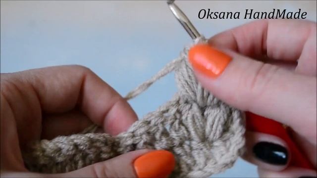Объемная повязка на голову крючком. Crochet Headband