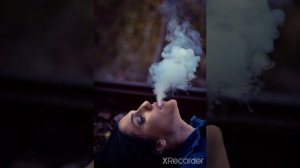 Дым сигарет белый с ментолом