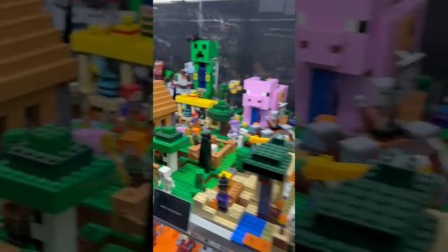 Показываю самые редкие LEGO Майнкрафт! Горная пещера, деревня жителей смотреть онлайн
