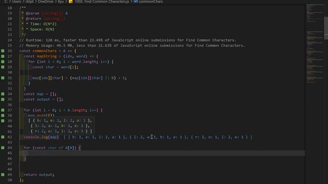 leetcode - 1002 Find Common Characters смотреть онлайн