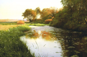 Осенний пейзаж для начинающих |подробно разбираем замесы цвета |полное видео мастер класс #art