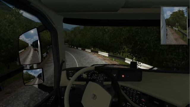 ETS 2 Карта Суровая Россия r11.Направились в порт Ванино смотреть онлайн