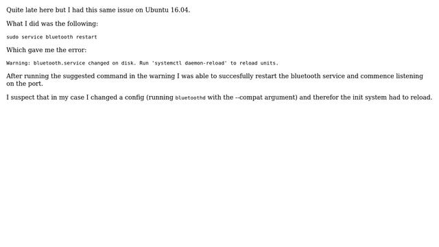 Ubuntu: Can't create RFCOMM TTY: Address already in use (2 Solutions!!) смотреть онлайн