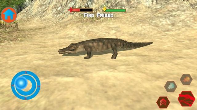 Dinosaur VS Croc | Crocodile Wild Hunt 3D Simulator Android Gameplay смотреть онлайн