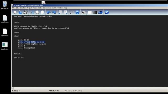 How to create an OK Message Box | MASM32 Assembly Programming смотреть онлайн