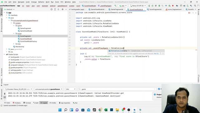 LiveData And LiveData Observers Part 2 - Android Kotlin Fundamental смотреть онлайн