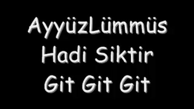 Dj ÖzGüR Ft. KimLikSiz a.K.a KanfLex '' AyyüzLümmüs Hadi Siktir Git '' смотреть онлайн