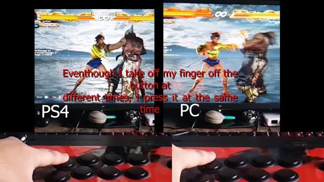 TEKKEN 7 PS4 vs PC Input Lag смотреть онлайн