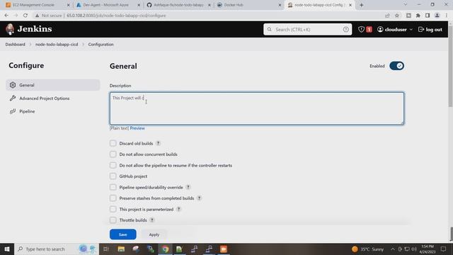 Jenkins Pipeline Docker Build And Push | Jenkins CI CD Pipeline | Declarative Pipeline In Jenkins