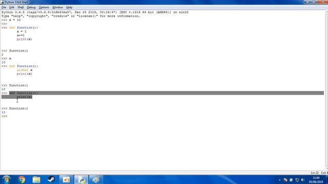 Curso Python - Global, Nonlocal e Nested Functions смотреть онлайн
