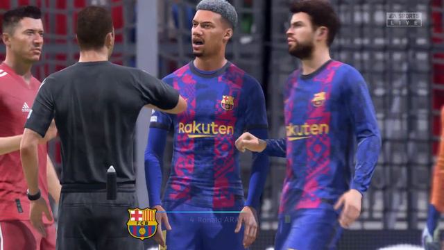 Barcelona Vs Bayern Munich - UEFA Champions League 2022 | FIFA 22 PS5 Gameplay Highlights смотреть онлайн