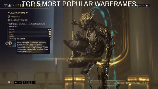 Warframe Top 5 Most strong/popular warframes смотреть онлайн