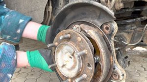 LC Prado 150 установка колодок ручника