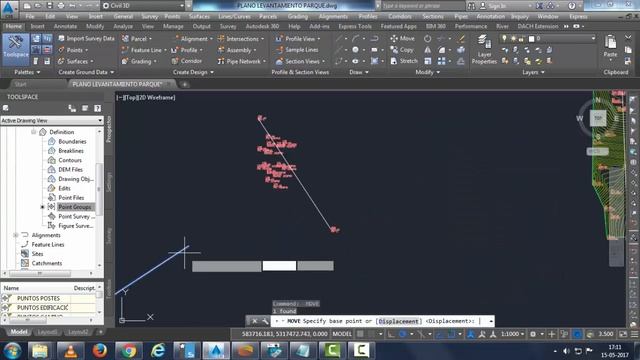 11 Georeferenciar puntos nuevos a ubicación definitiva - Herramientas Rotar y Mover - Civil 3D 2016 смотреть онлайн